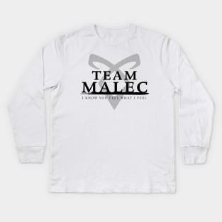 Shadowhunters - Team Malec Kids Long Sleeve T-Shirt